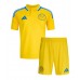 Maillot de foot Leeds United Extérieur vêtements enfant 2024-25 Manches Courtes (+ pantalon court)